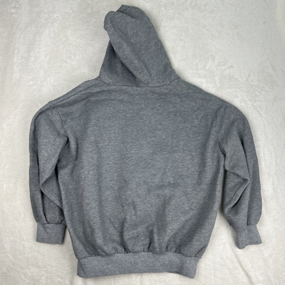 Hua Hua Jiang Brand Graphic Hoodie Grey Christina Pettersson Print Pullover Sz S - Picture 5 of 7